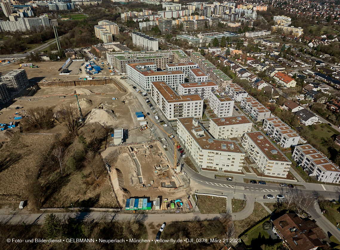 22.03.2023 - Baustele und Wohnanlage Alexisquartier